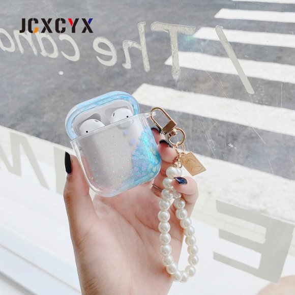 Glitter Liquid Quick Sand Airpods 1 2 Pro case - Picture 8 of 9